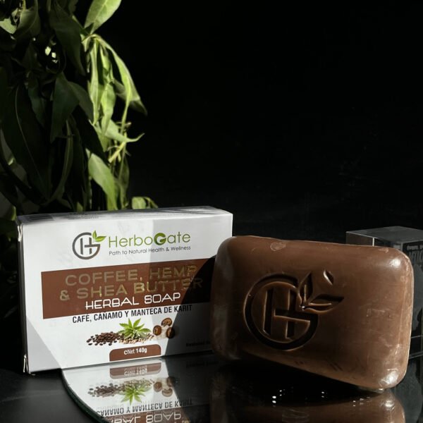 Coffee Hemp & Shea Butter Herbal Soap
